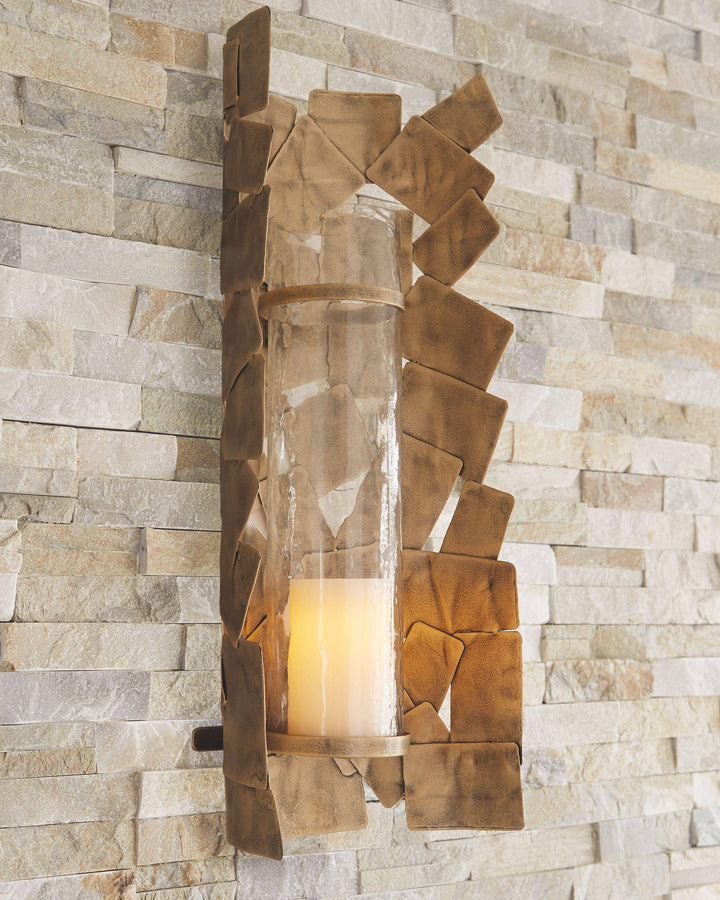 Gold Candle Wall Sconce - Charmed House Interiors (Kansas City, MO)
