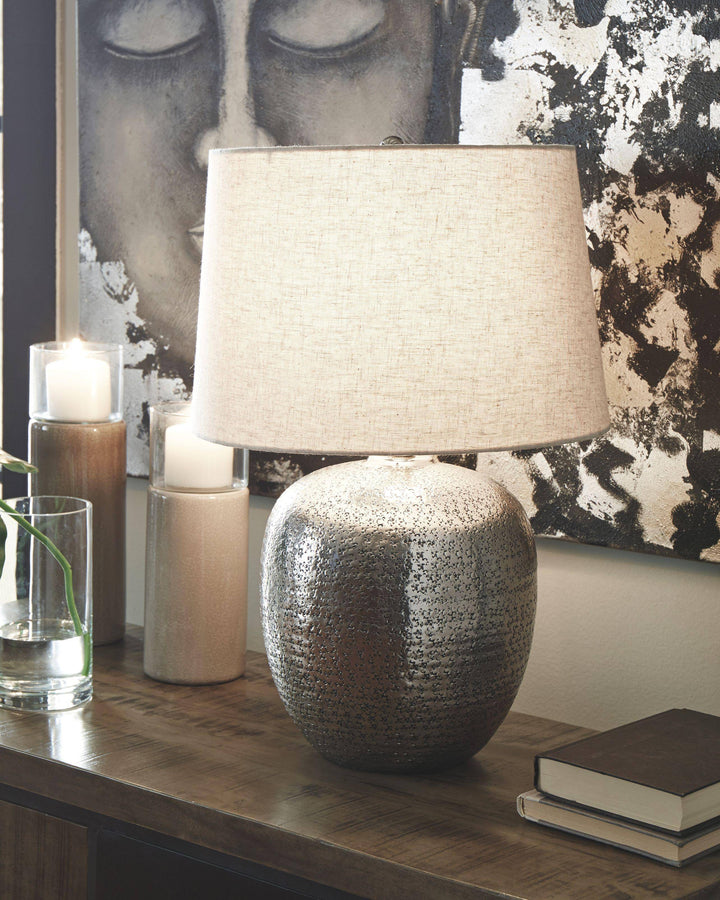 Antique Champagne Table Lamp - Charmed House Interiors (Kansas City, MO)
