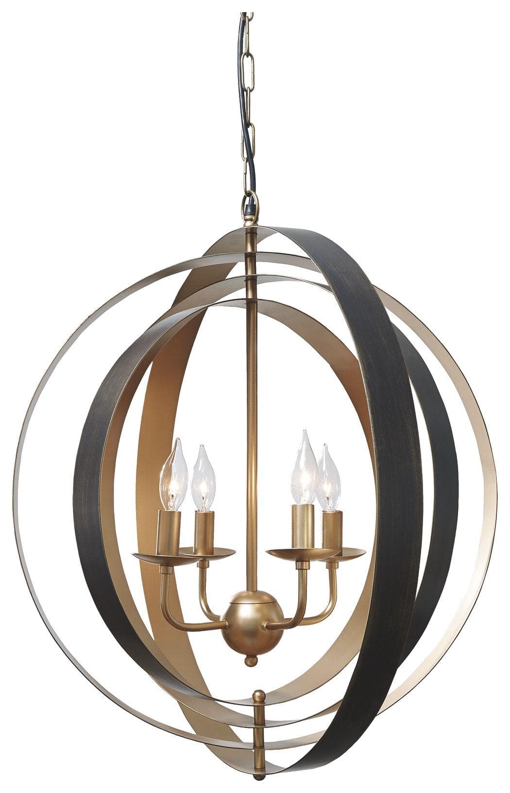 Black and gold orb chandelier hot sale