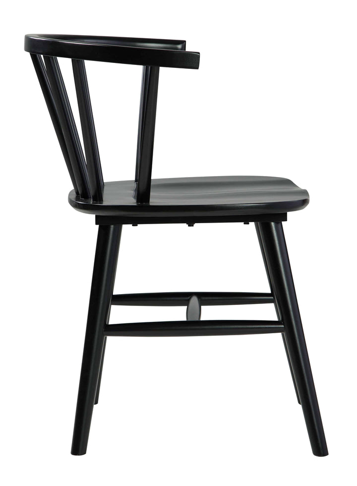 Black Spindle Dining Chair - Charmed House Interiors (Kansas City, MO)