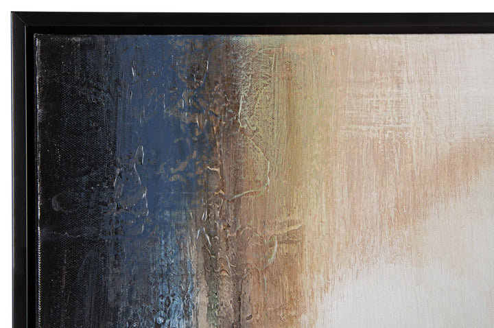 Abstract Wall Art Amber/Blue - Charmed House Interiors (Kansas City, MO)
