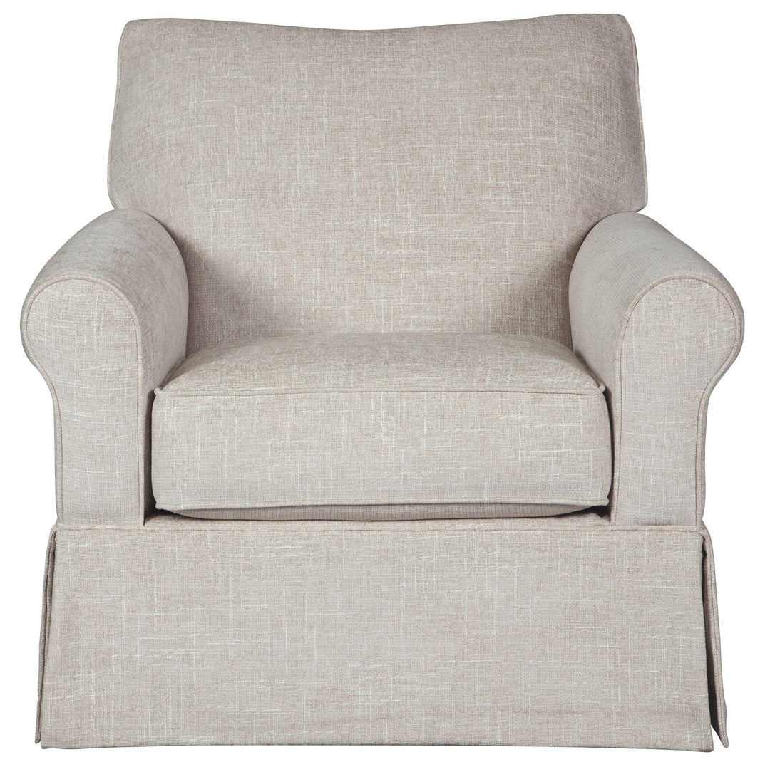 Ivory 360° Swivel Glider Chair - Charmed House Interiors (Kansas City, MO)