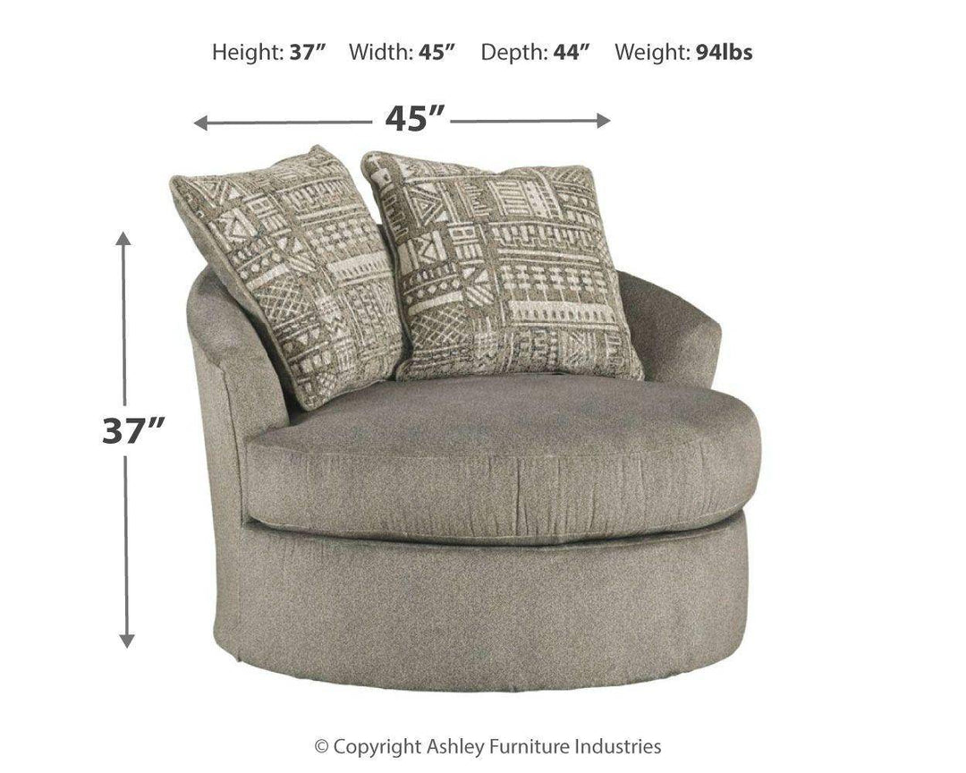 Carter - Swivel Accent Chair - Charmed House Interiors (Kansas City, MO)