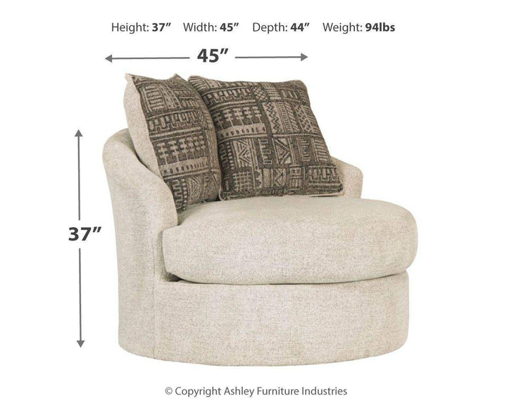 Carter - Swivel Accent Chair - Charmed House Interiors (Kansas City, MO)