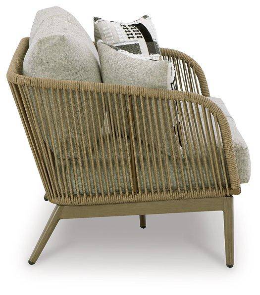 Empire Outdoor Loveseat with Cushion - Charmed House Interiors (Kansas City, MO)