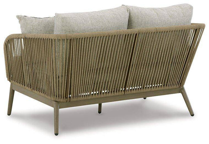 Empire Outdoor Loveseat with Cushion - Charmed House Interiors (Kansas City, MO)