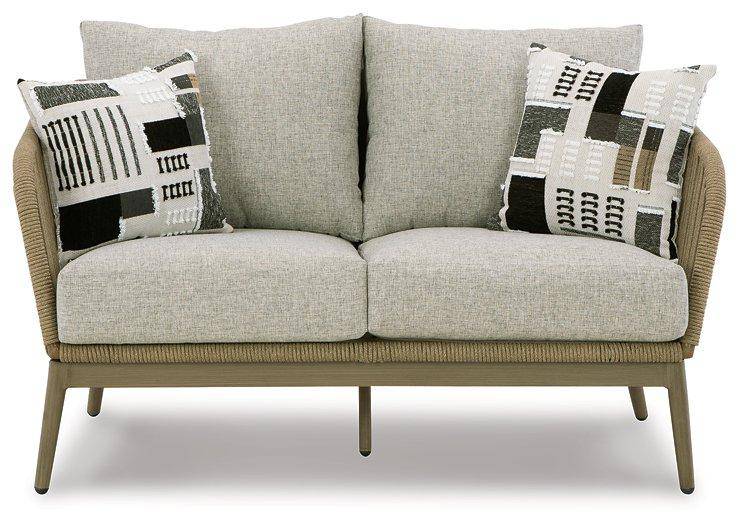 Empire Outdoor Loveseat with Cushion - Charmed House Interiors (Kansas City, MO)