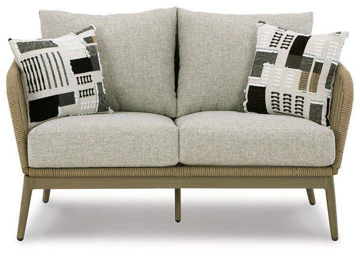 Empire Outdoor Loveseat with Cushion - Charmed House Interiors (Kansas City, MO)